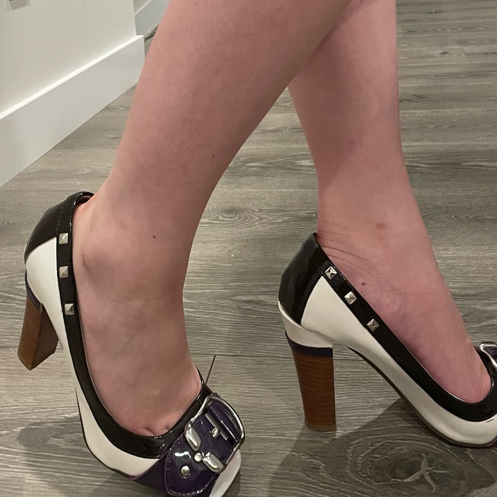 [NAUGHTY MONKEY] Y2K style Punk Chic Heels
